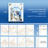 Watercolor Coloring Book with 12 Colors Paint Cakes and Brush Water Color Paper Book Paint Set Watercolor Painting Beginners Set