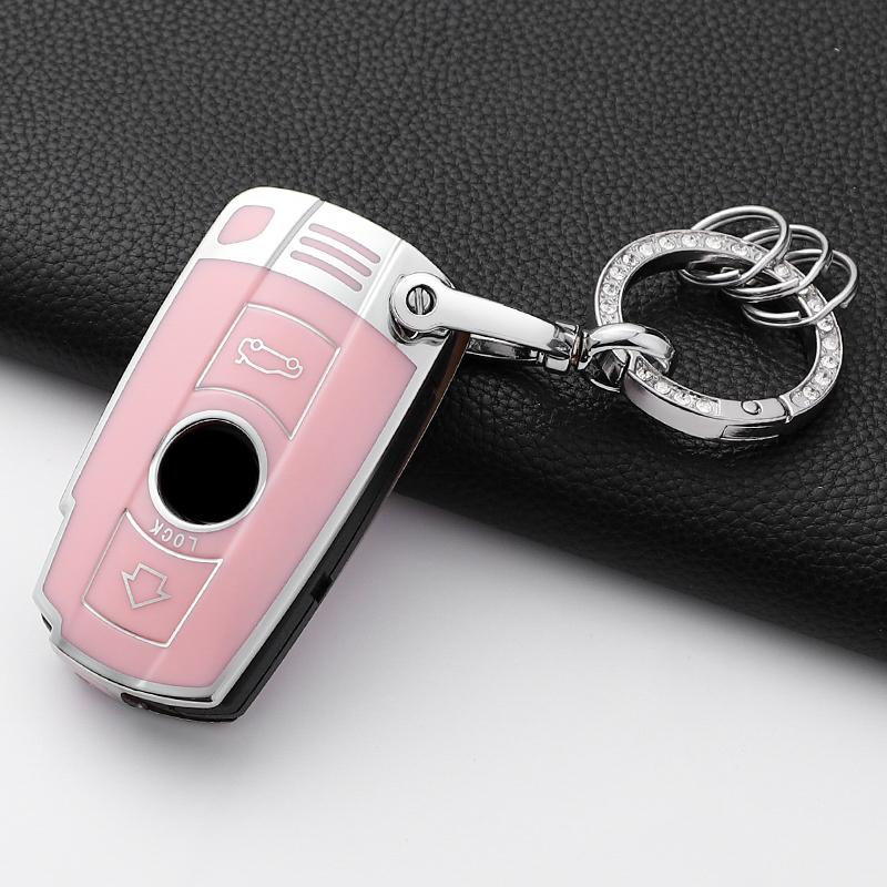 New Soft Tpu Car Key Case Cover Shell For Bmw E60 E61 E70 E81 E87 E90 E91 E92 X1 X5 X3 1 3 5 6 Series Z4 Keychain Accessories