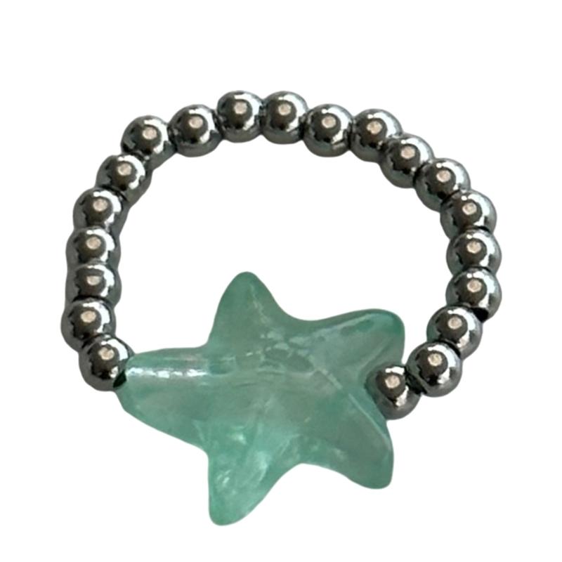 Модное Бусинное Ожерелье Шарм-Ожерелье Бусинный Браслет Бусинные Кольца Украшения Морская Звезда Подходит для Любителя Моды