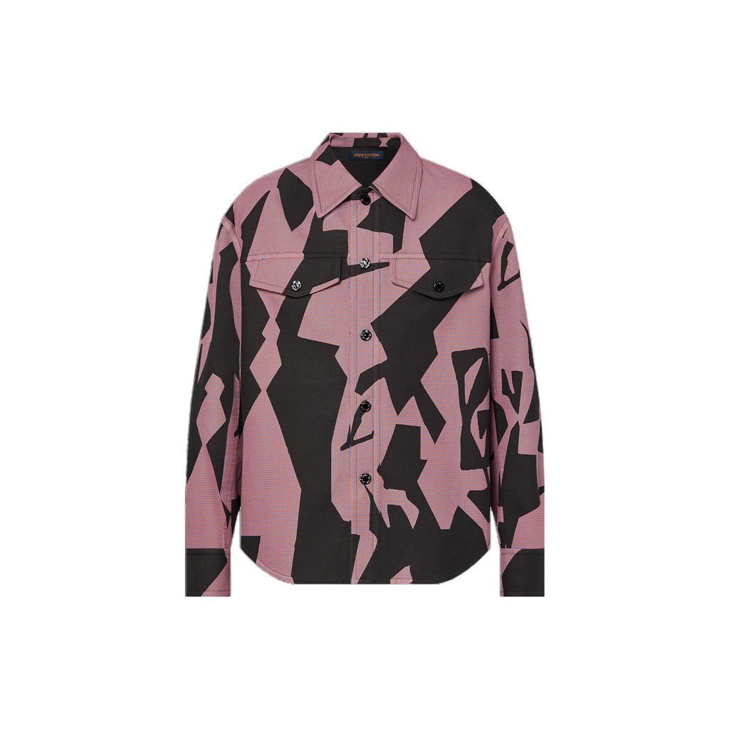 Louis Vuitton 2010 geometric-pattern shirt 1AAT2B