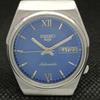 USED VINTAGE SEIKO 5 AUTOMATIC 6319A JAPAN MENS D/D BLUE WATCH 608a-a315017-9