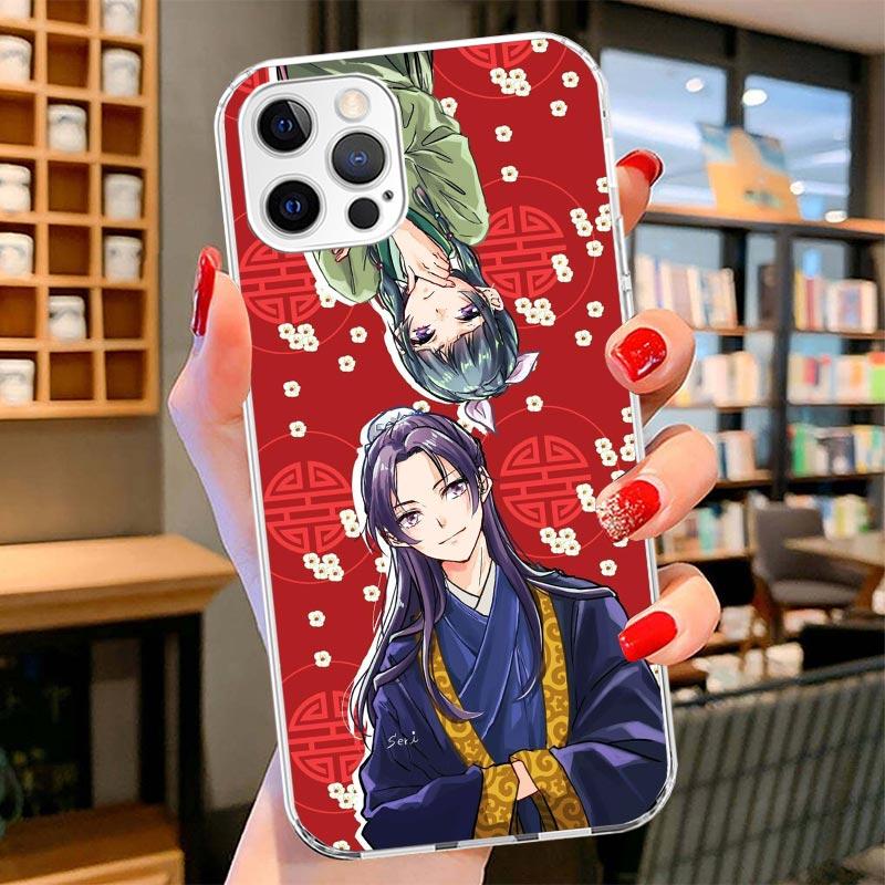 A-Apothecary D-Diaries Anime Cover Phone Case For iPhone 16 17 Air 15 14 Pro Max 16E Phone Case 13 Mini 12 11 7 SE 8 Print Patte