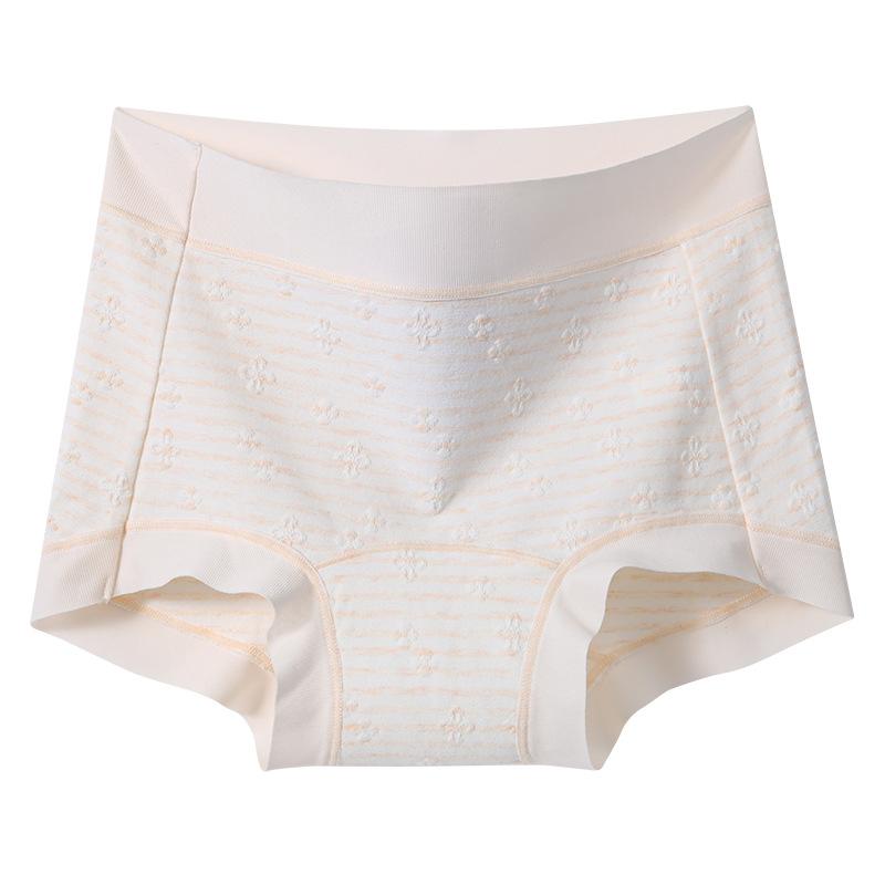 Intimo da Donna Estivo Colore Naturale Cotone Puro Cotone 10A Antibatterico Cavallo Esteso Senza Cuciture Piatto
