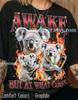 Awake But At What Cost Koala Comfort Colors® Tshirt, Funny Meme Tees, Retro Fire Sweater, Y2K Streetwear Tanktop, 2000S Animal Gift