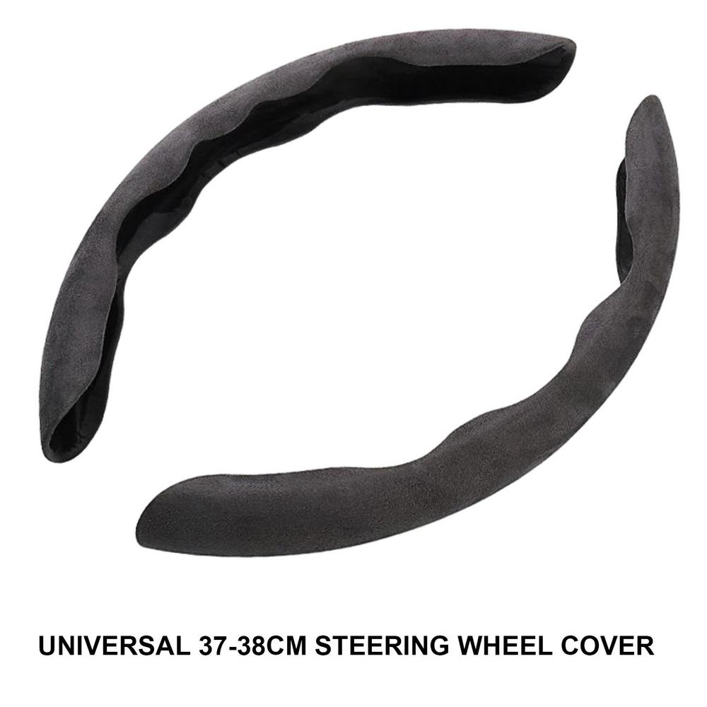

Универсальный чехол на руль автомобиля, нескользящий, ультратонкий, защитный чехол на руль, аксессуары для салона автомобиля серый