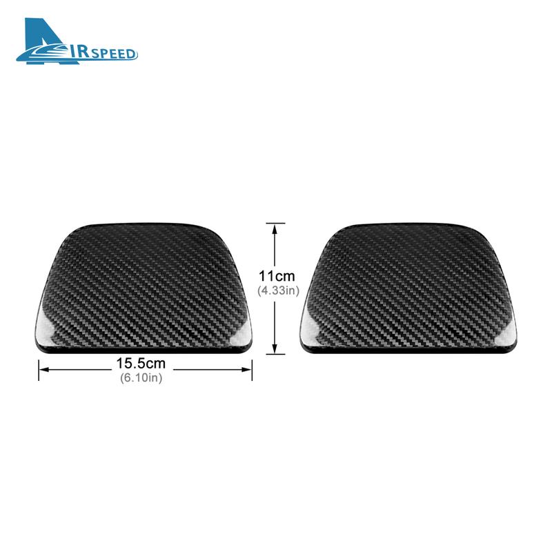 Real Hard Carbon Fiber Trim For Subaru BRZ Toyota GR86 2024 Rear Seat Top Cover Sticker Accessories LHD RHD