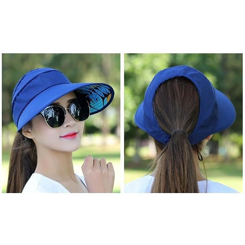 Female Outdoor Casual Baseball Cap Hat For Woman Summer Hats For Women Foldable Sun Hat Pearl Flower Visor Suncreen Floppy Cap