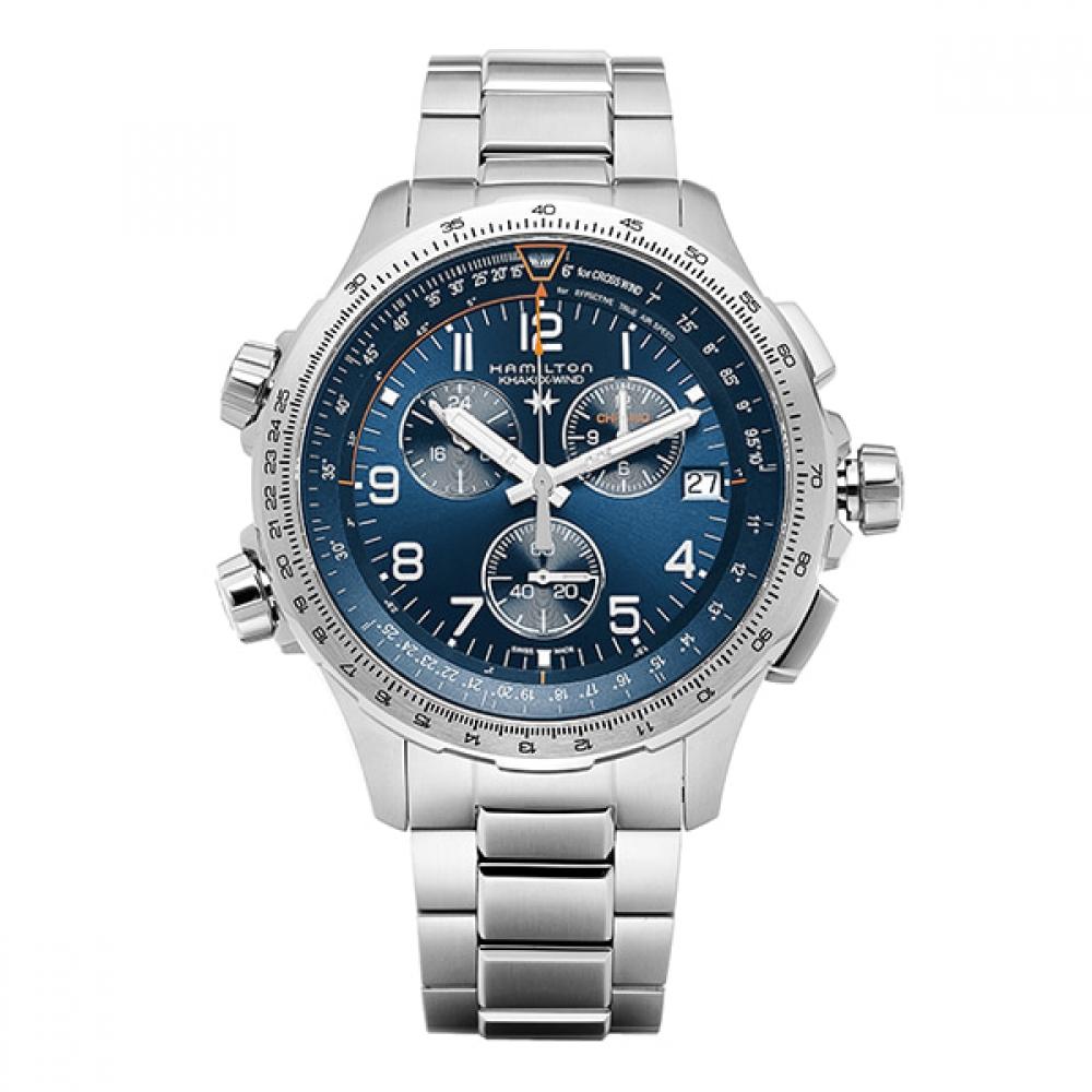 

Hamilton H77922141 Khaki Aviation Xwind Gmt Chrono Men S Metal Watch H77922141