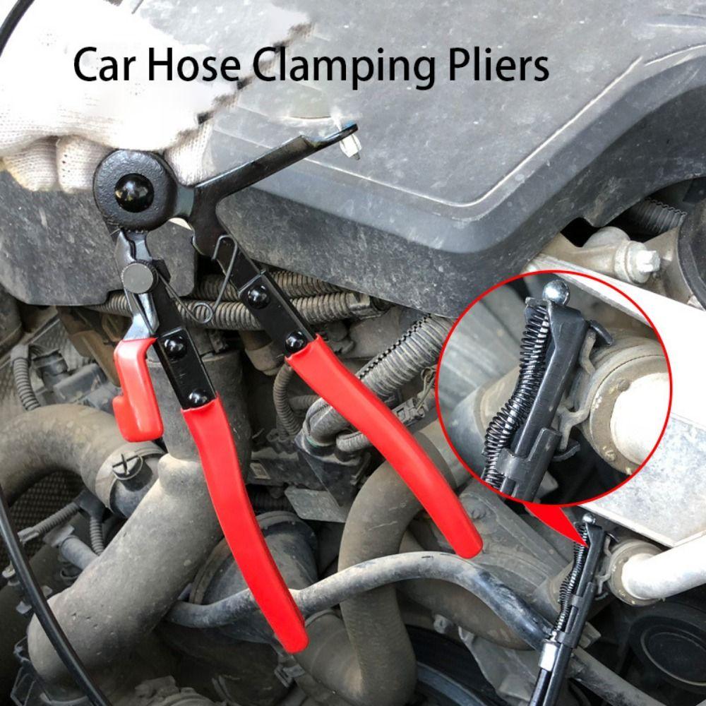 Carbon Steel Car Hose Clamping Pliers Removal Straight Hose Bundle Auto Repair Tools