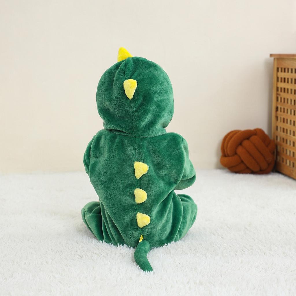 One-piece Pajamas For Children All And Winter Animal Home Clothes Children Flannel Crawling Clothes