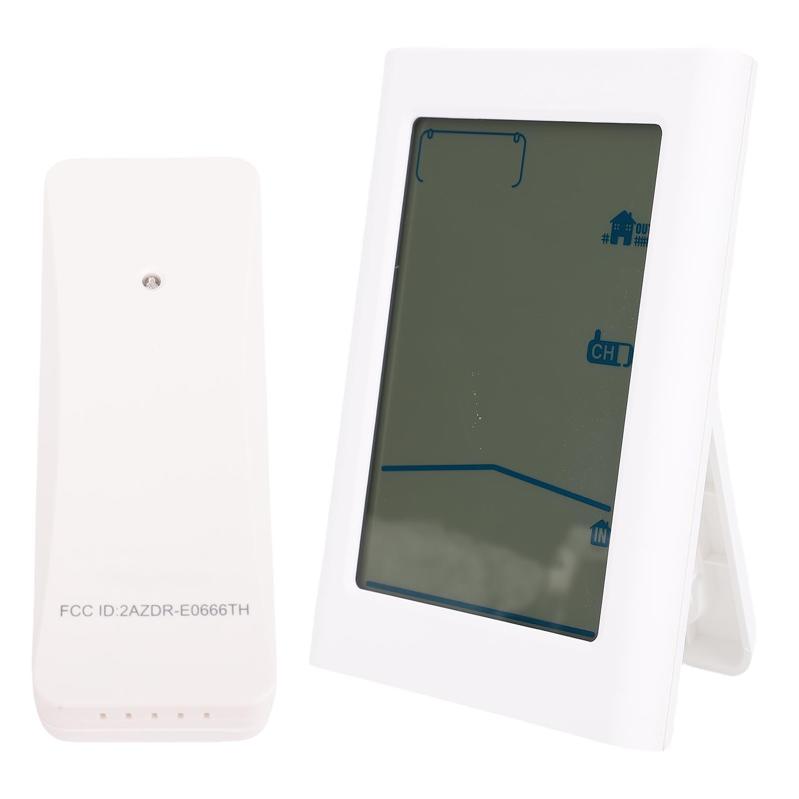 

Часы с прогнозом погоды Беспроводной ЖК-дисплей Комнатная/уличная температура Влажность Часы с датчиком для дома