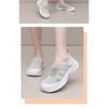 Shoes Women's 2025 Spring New Casual Single Shoes Lazy People Pedal Round Toe Heightened, Breathable, Non-slip and Wear-resistant Women's Shoes