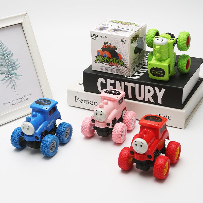 Inertial 4X4 Off-Road Vehicle, Children'S Simulation 360-Degree Stunt Model Car Drop-Resistant Car Toy