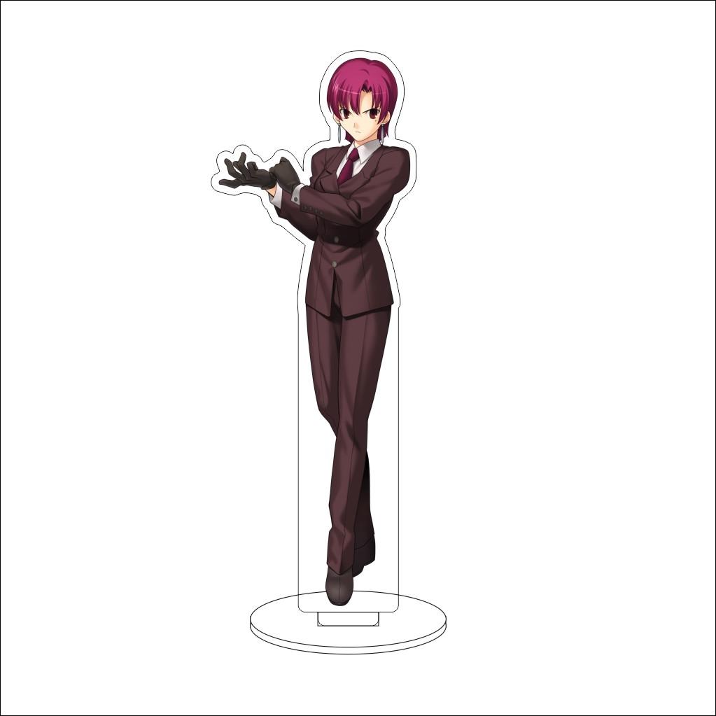 

16CM Anime Fate stay night Cosplay Acrylic Stand Ornaments Sakura Matou/Illyasviel von Einzbern Figure Stand Halloween Gifts 16CM