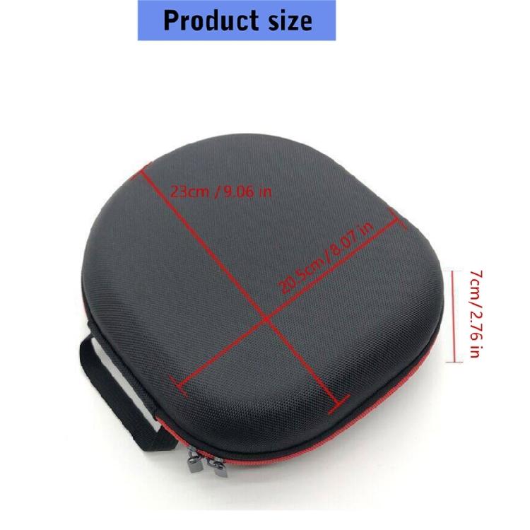 Headphone Carrying Case with Molded Hard Shell Bag, Inner Hold Band, and Daily Travel Storage for Pelta Headset Storage