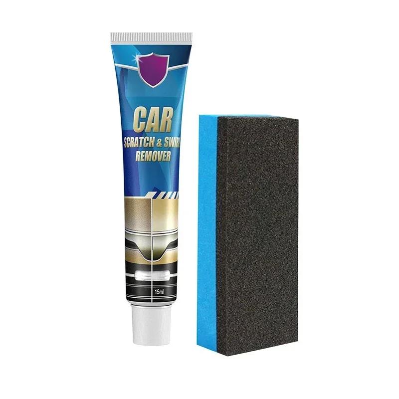 Car Scratch Repair Polishing Wax Sponge Body Compound Cream Wax Car Body Compound Scratch Remover 15/60ml