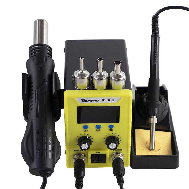 

Xuanzhizhun 8586D Dual Digital Soldering Rework Station CN plug (adapter included)