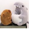 New Crocodile Capibala Plush Toy Soft Fluffy Capybara Stuffed Animal Cute Pillow Doll Gift for Kids Birthday