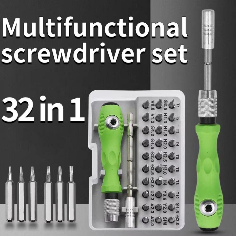 Dismountable Screwdriver 32-in-1 Screwdriver Set Universal Hand Tool Kit