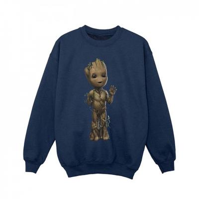 Girls I Am Groot Wave Pose Sweatshirt
