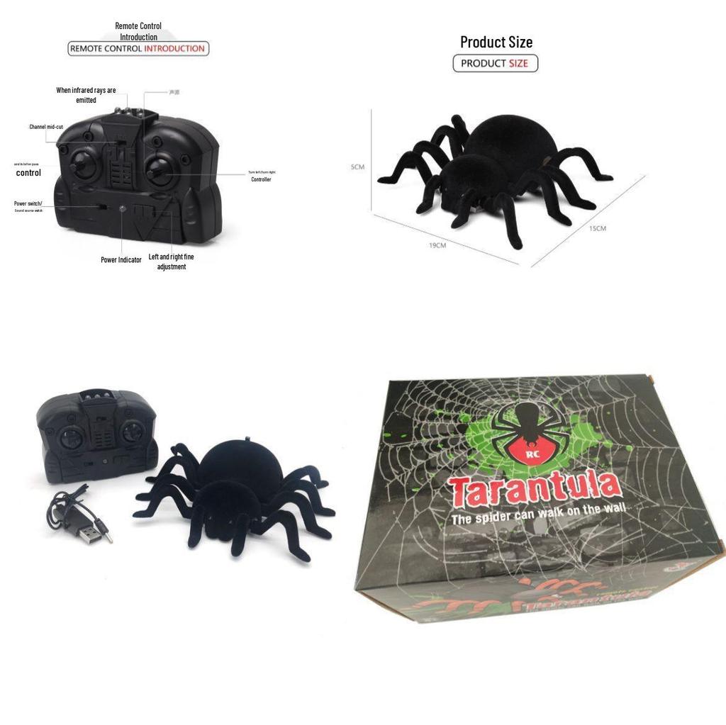 Bionic Shark Crocodile Spider Electric Fish Remote Control Toy