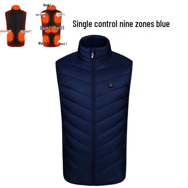 Intelligente USB-Heizweste - Winterwärme für Männer mit konstanter Temperaturregelung.