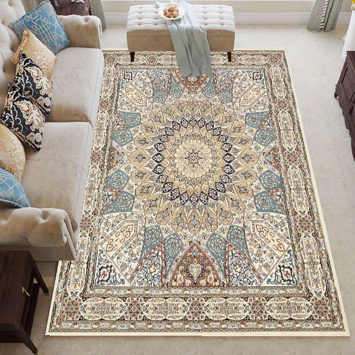 

Европейский ковер Гостиная Чайный столик Одеяло Бытовой ковер Большая площадь прикроватное одеяло Татами Коврик Плавающий оконный коврик 40*60CM