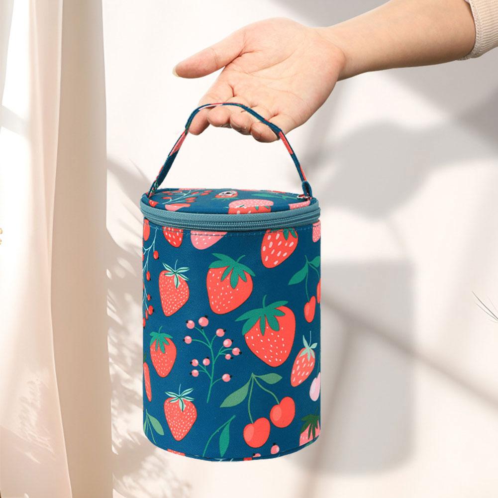 Knitting Crochet Bag Large Capacity Sewing Needles Handbag Oxford Cloth Knitting Needles Tote Organizer for Crocheting DIY Craft