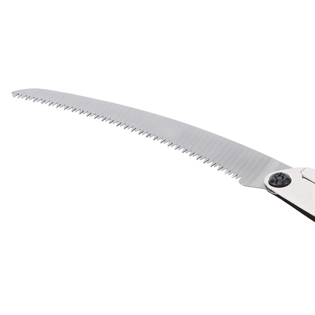 Pruning Saw, Manganese Steel Blade, PP   Handle, Portable Folding Pruning Hand Saw with Non-slip Handle Tree Trimming Tool