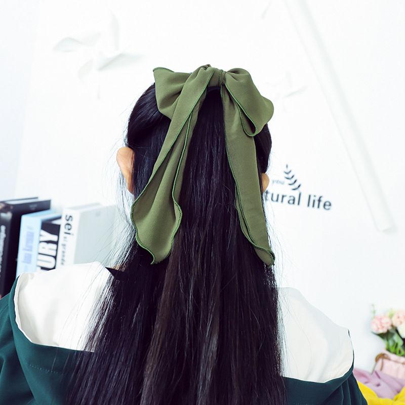 

Аксессуары для волос, веревка для волос, шифоновый бант, модный женский галстук, заколки, стример для волос 18*25cm