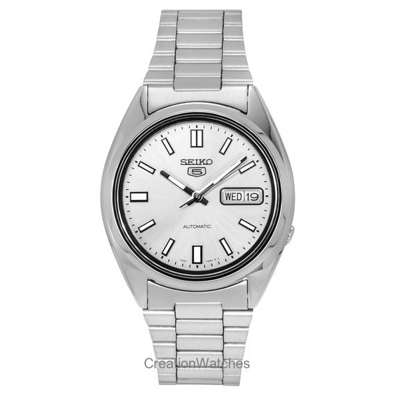 Refurbished Seiko 5 Automatic SNXS73 SNXS73K1 SNXS73K Men s Watch серебряный/белый