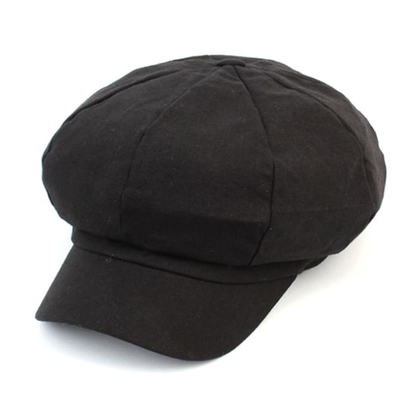 

Universal chemistry Vintage Linen Black Newsboy Cap FREE