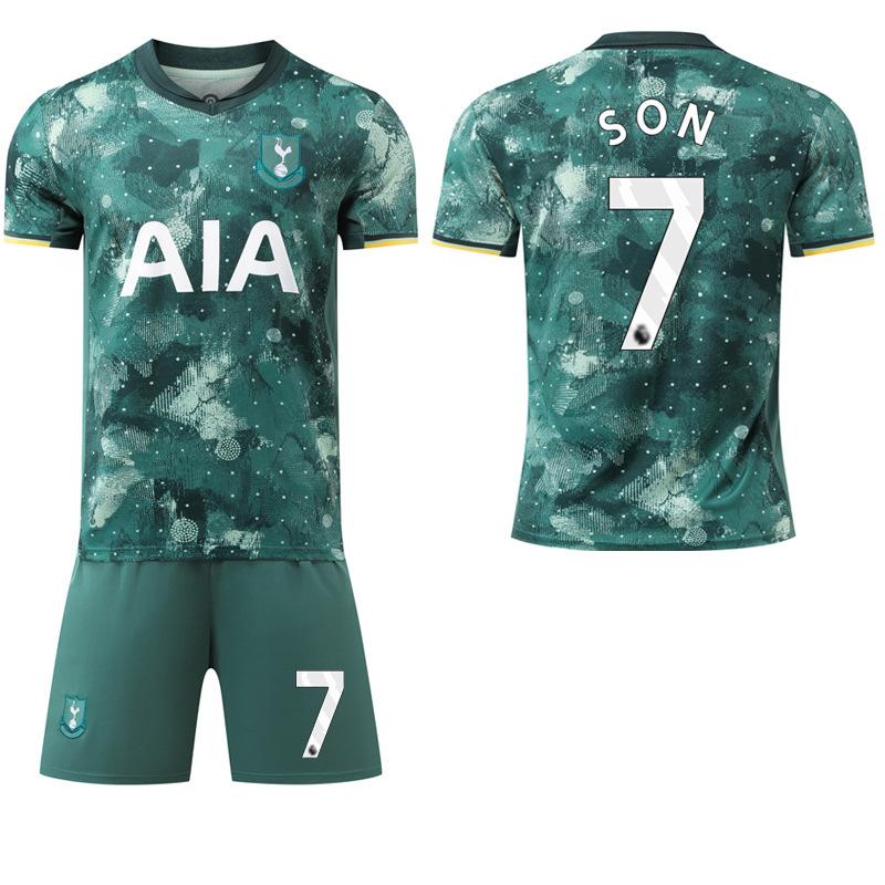 

2024-25 new Tottenham 2 away No. 7 Sun Xingmin 10 Madison 17 Romero football green jersey #16