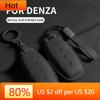 Interior Mouldings Leather Car Smart Remote Key Case Cover Protector Holder Shell Bag for BYD DENZA D9 N7 N8 Suede Car Styling K
