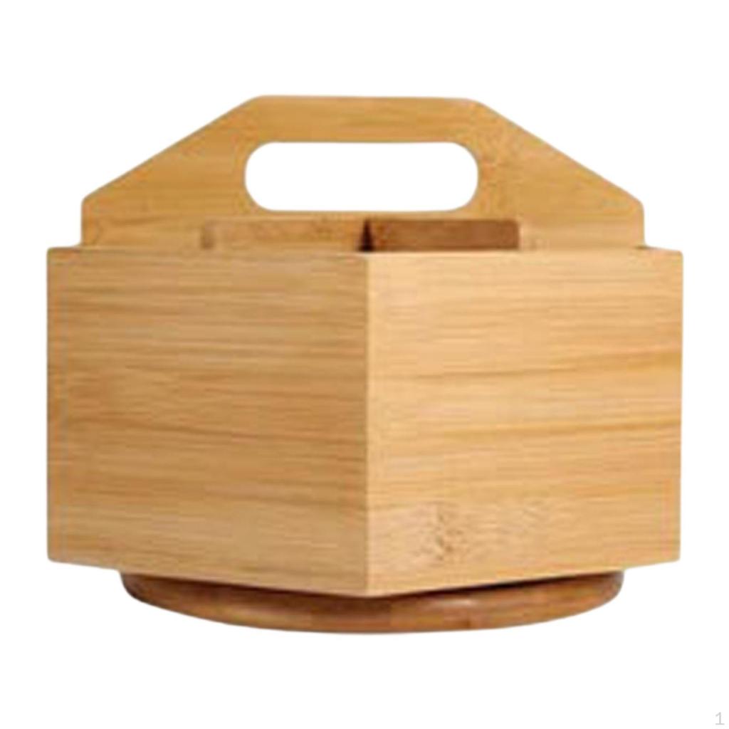 Desk Organizer Storage Holder Rotation Office Supplies Marker Pen Stationery