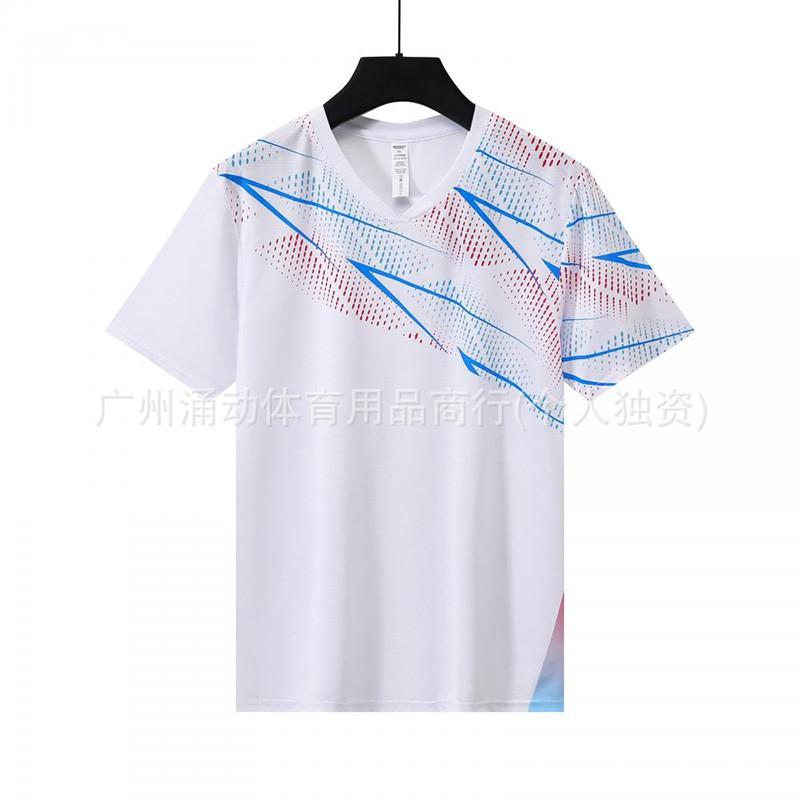 Quick-Dry Breathable Sport T-Shirt Badminton Tennis Volleyball Unisex Adult Kids Athletic Wear