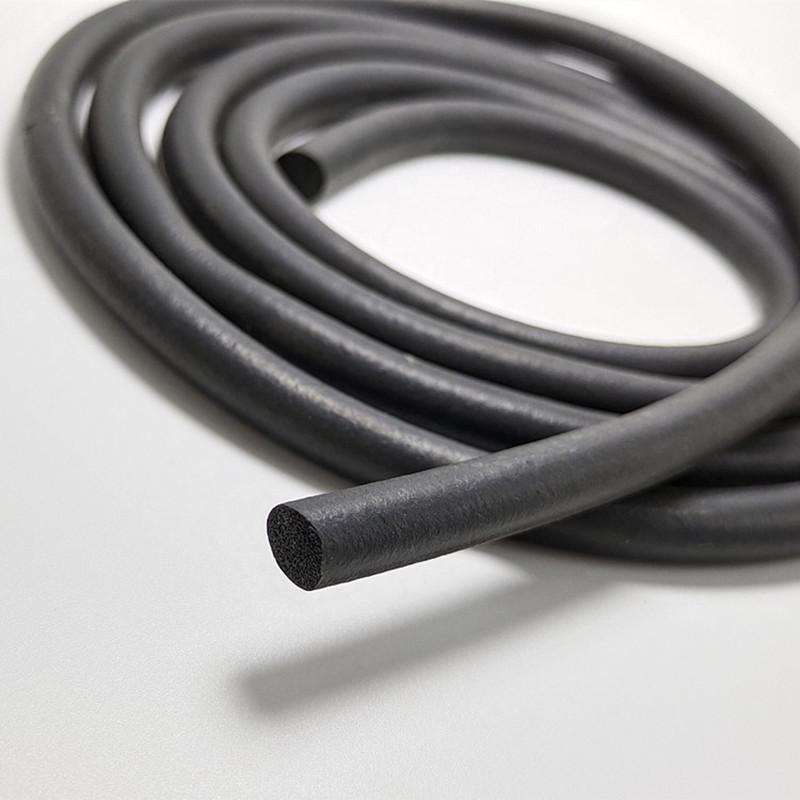 EPDM Foam Rubber Seal Strip for Electrical Cabinets and Furniture (Black)