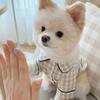 New Soft Warm Cat Dog Pajamas Cute Pet Jacket Pet Household Clothes Plaid Shirt Chihuahua Poodle Clothes Puppy Shirt Coat