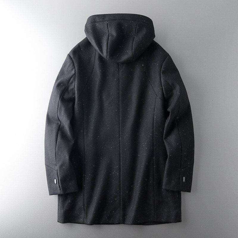 Cut Label Mid-Length Autumn and Winter Export Original Order Wool Overcoat
