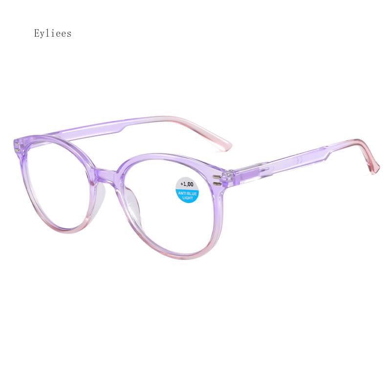 

Винтажные ультралегкие очки для чтения Мужские Женские Круглые Оправы для чтения Женские Черные Синие Очки Оправа для очков +100 +150 3.5