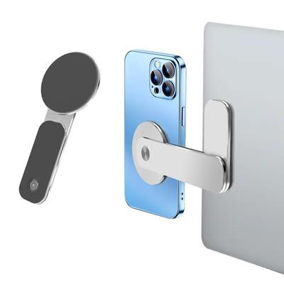 Aluminum Extension Car Phone Stand Mount Laptop Screen Side Mount Magnetic Laptop Phone Holder Office Meeting Mobile Phone Stand