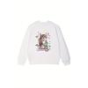 Kids Crewneck Long Sleeve Sweatshirt, Studying Little Cat Print, Sports Casual Tops