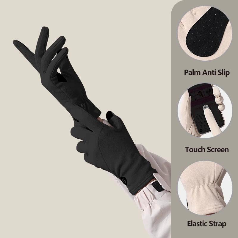 

Women s Winter Ski Gloves Touch Screen Compatible with German Velvet Inner Lining Windproof Resistant Anti-Slip Cycling Sports One Size