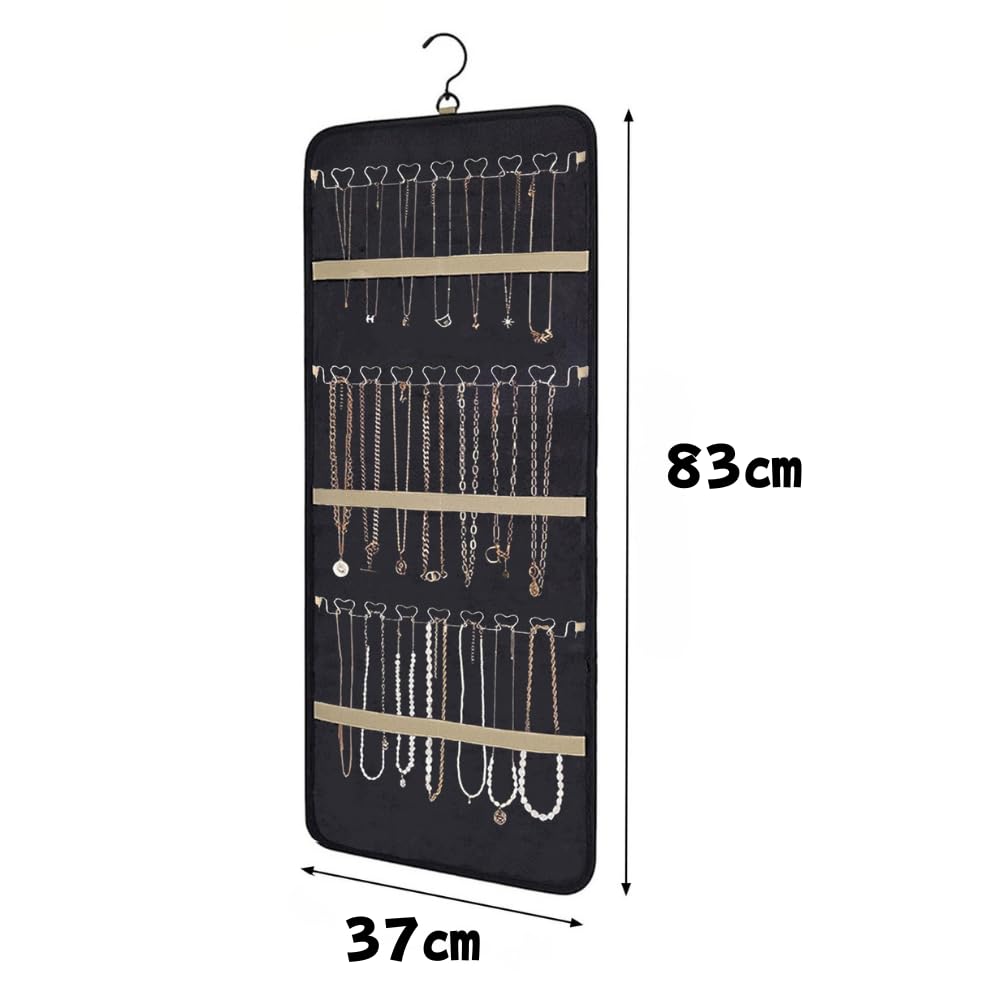 Accessory Storage Wall with for Hair and Small Items [unomarl] Pocket, Transparent, Hanging, Dividers, Jewelry, Accessories, Earrings, Necklaces,