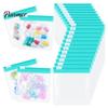 Lightweight Pill Container Slide Lock Medicine Bags, Reusable EVA Pouch, Waterproof Portable Travel Bag Pills Small Items Storage Bag, for And