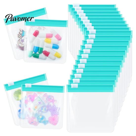 Lightweight Pill Container Slide Lock Medicine Bags, Reusable EVA Pouch, Waterproof Portable Travel Bag Pills Small Items Storage Bag, for And