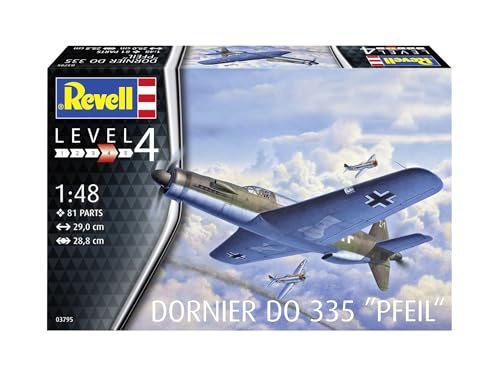 German Revell 1/48 German Dornier Do335 Pfeil Plastic Model 03795