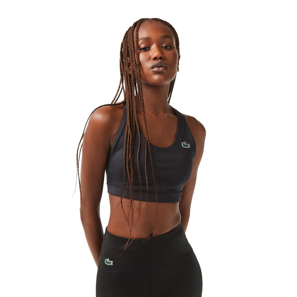 Lacoste Womens/Ladies Cross Strap Back Sports Bra