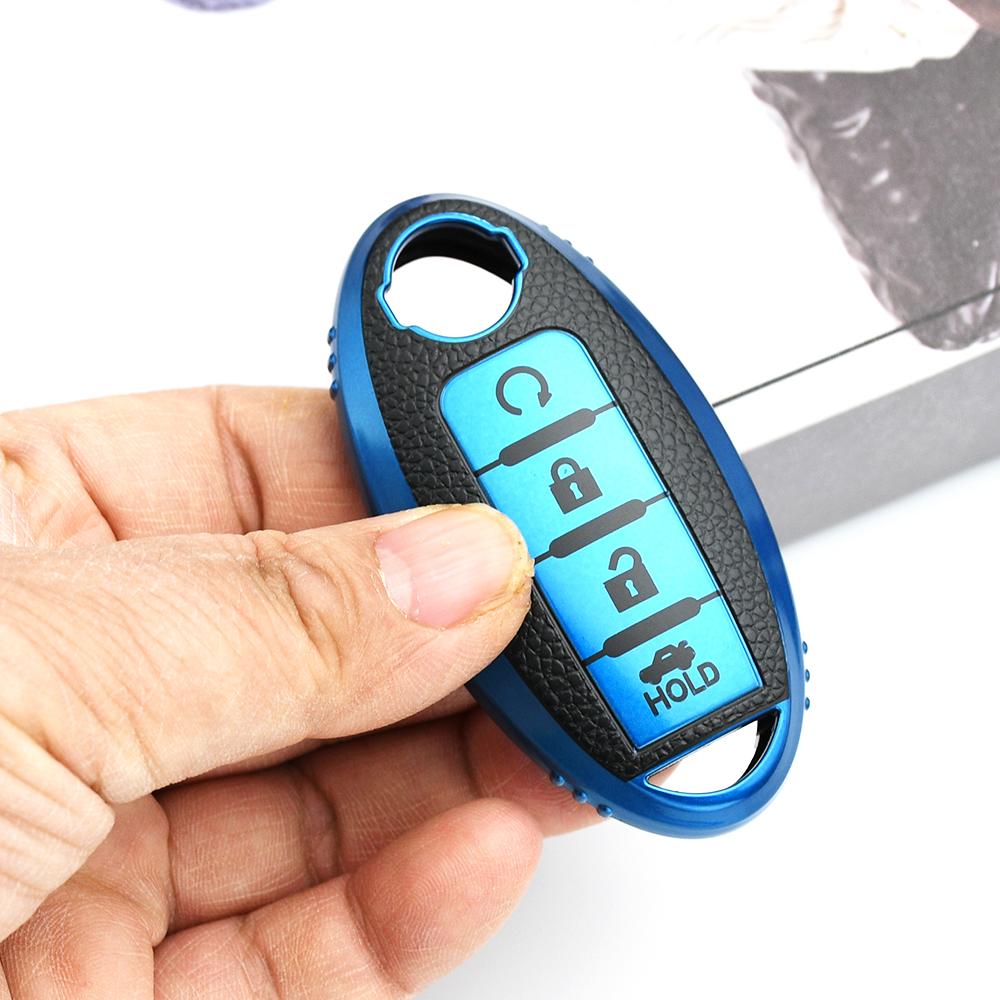Auto Shell Accessories Car Key Case Cover Keyless For Nissan Kicks Tiida Pathfinder Qashqai X-Trail T32 Infiniti Juke J10 J11
