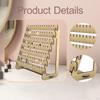 Earring Holder Stand Wood Jewelry Organizer Multifunctional for Home Showcase Shows